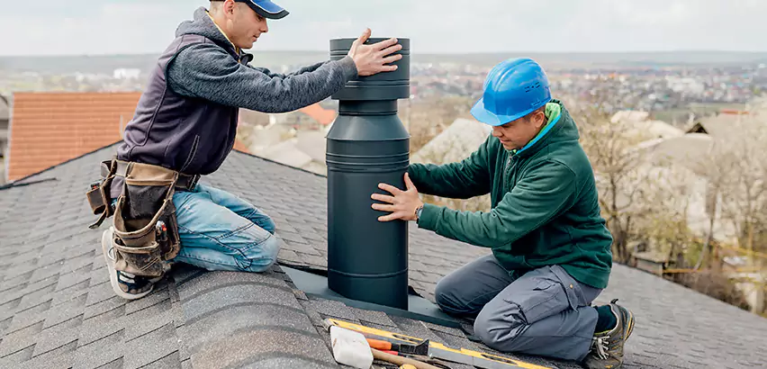 Chimney Flashing Replacement for Storm Damage in Niles