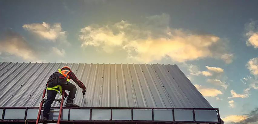 Commercial Built-Up Roof Installation in Niles