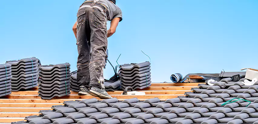 Replacing Tile Roof Underlayment in Niles